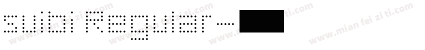 suibi Regular字体转换